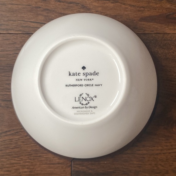 Kate Spade Rutherford Circle Bowl - Navy and White - Picture 2 of 3